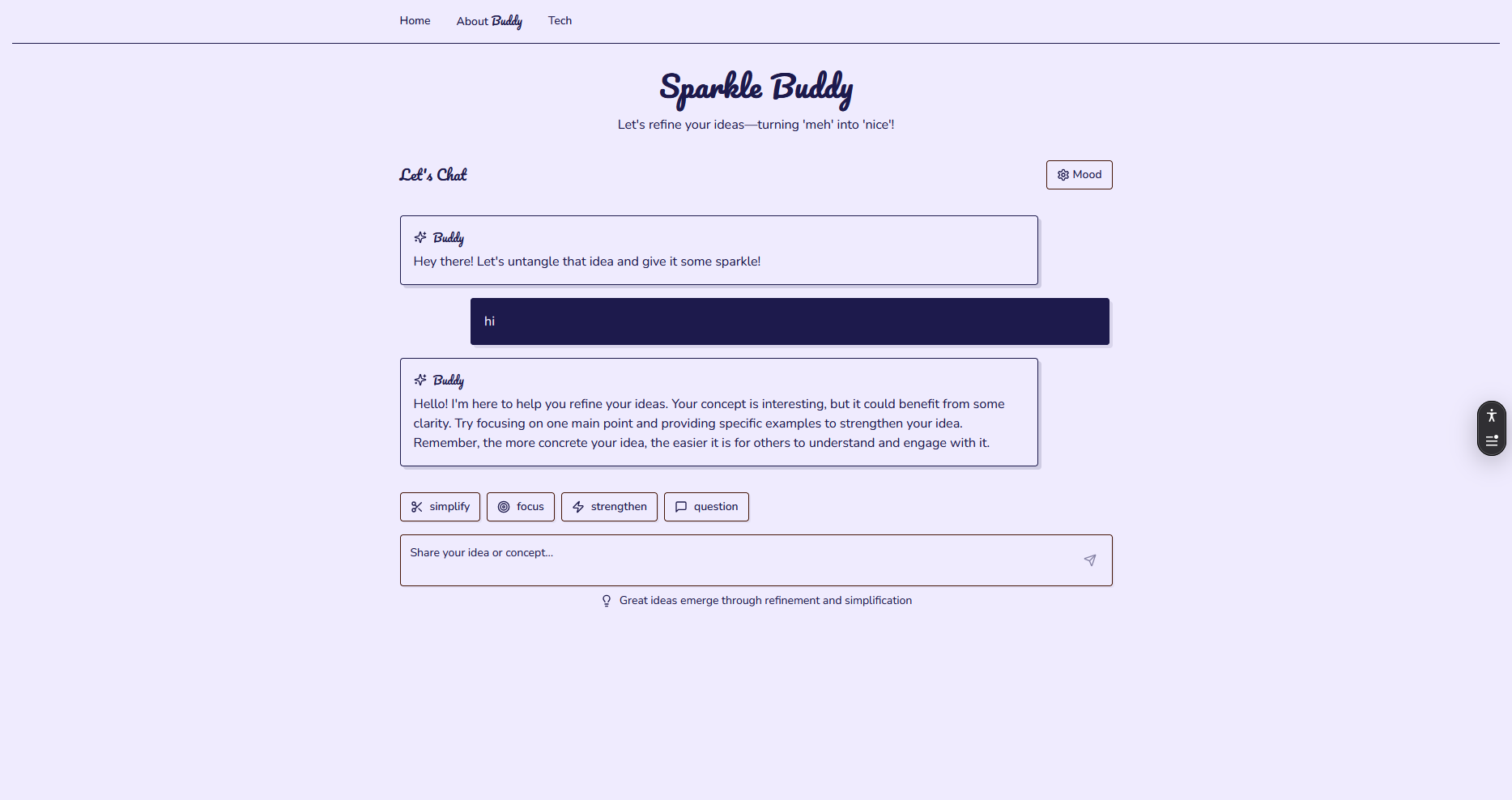 Purple theme – soft purples and indigos, for those girlboss-on-a-journey vibes.